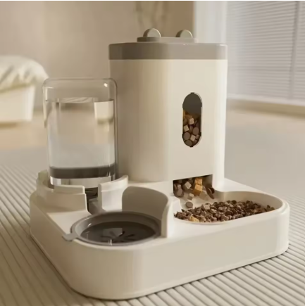 Automatic Pet Feeder & Water Dispenser – Large Capacity for Dogs & Cats