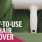 Chom Chom Pet Hair Remover Roller – Reusable Lint Roller for Dog & Cat Hair on Couch, Carpet, Furniture, Clothes & Bed – Easy Fur Cleaner Tool (White)