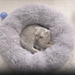 Super Soft Pet DOG Cat Bed Plush Full Size Washable Calm Bed Donut Bed Comfortable Sleeping Artifact Suitable For All Kinds Of Cats  AND DOG
