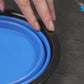 Collapsible Silicone Dog Bowl with Water Bottle – 2-in-1 Portable Pet Feeder for Dogs & Cats, Travel Food and Water Dispenser with Clip